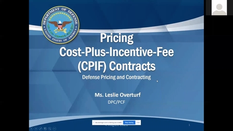 Thumbnail for Cost-Plus Incentive Fees - A Striking the Balance Event