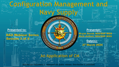 Thumbnail for DoN CM: Configuration Management In Supply