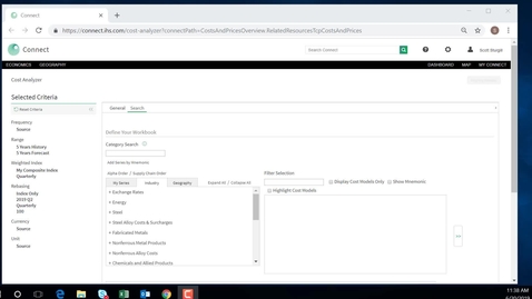 Thumbnail for IHS Overview - General Tab