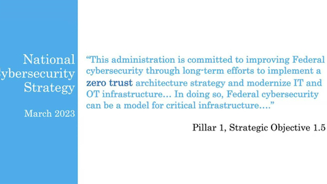 Thumbnail for entry Dr. Andrew Grotto - Zero Trust: Liability, Accountability, and the National Cybersecurity Strategy - Day 02 - Session  08