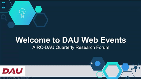 Thumbnail for AIRC-DAU Quarterly Research Forum on Digital Engineering 6.23.23