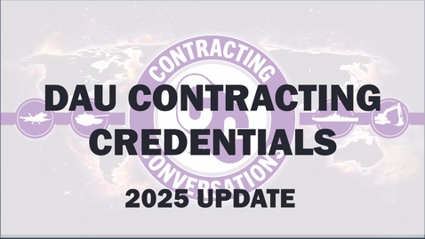 Thumbnail for Contracting Credentials- 2025 Update