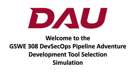 Thumbnail for GSWE 308 DevSecOps Pipeline Adventure Introduction