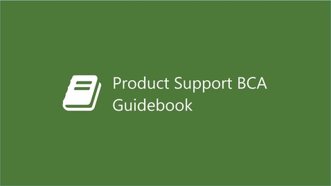 Thumbnail for entry Product Support Business Case Analysis Guidebook
