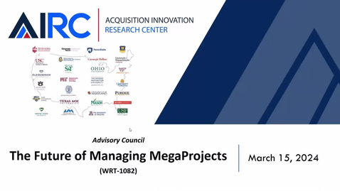 Thumbnail for The Future of Managing Mega Projects (Benchmark Results)