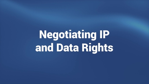 Thumbnail for entry Negotiating IP