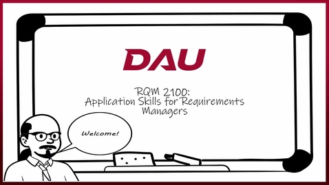 Thumbnail for RQM 2100 Welcome Video, v4.5