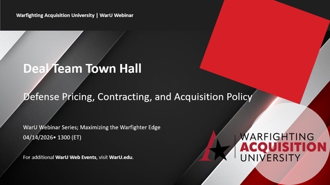 Thumbnail for The Deal Team: Maximizing Warfighter Edge