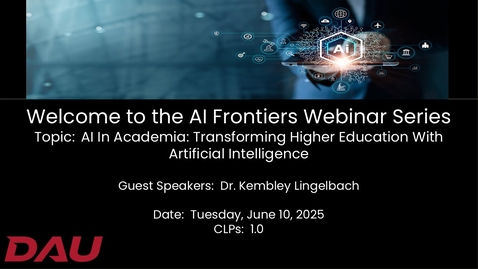 Thumbnail for AI Frontier Shaping Tomorrow - AI in Academia Transforming Higher Education with Artificial Intelligence-20250610