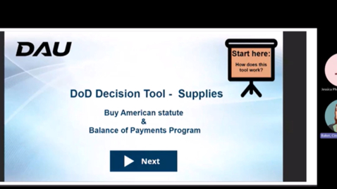 Thumbnail for entry DoD Decision Tool for Buy American - Army Procurement HVAC