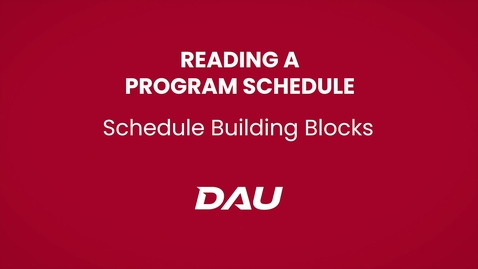 Thumbnail for entry Schedule Building Blocks (Reading a Program Schedule)