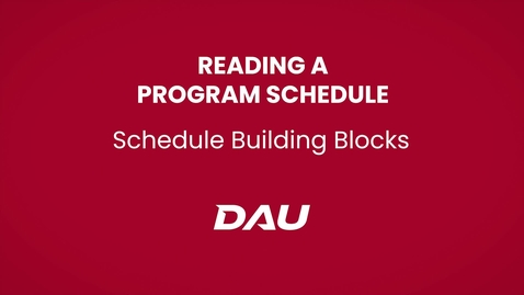 Thumbnail for Schedule Building Blocks (Reading a Program Schedule)