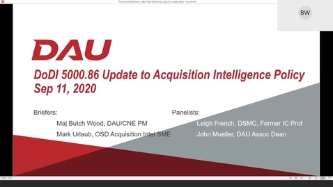 Thumbnail for entry Adaptive Acquisition Framework DoDI 5000.86 Acquisition Intelligence 2.9.21