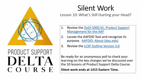 Thumbnail for entry PS Delta Course - Lesson 10 : What's still hurting your head?
