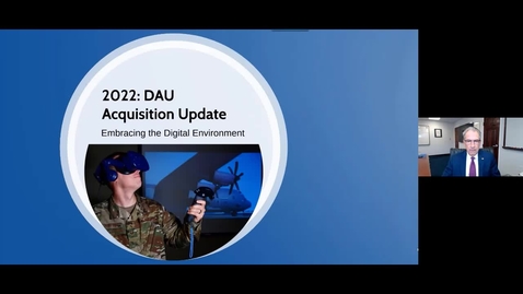 Thumbnail for 2022 Day 1 Session 1 - Kickoff and Welcome by DAU President Jim Woolsey and Back-to-Basics (BtB) Update