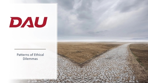 Thumbnail for 2.0 Patterns of Ethical Dilemmas