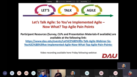 Thumbnail for Let's Talk Agile Webinar: So You've Implemented Agile-Now What?  Top Agile Pain Points