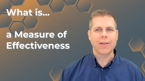 Thumbnail for What is a Measure of Effectiveness