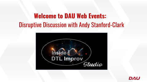 Thumbnail for Disruptive Discussion with Master Inventor, Andy Stanford-Clark