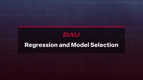 Thumbnail for Regression and Model Selection