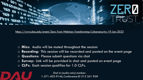 Thumbnail for Zero Trust Webinar - Transforming Cybersecurity - 20230119 - final