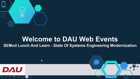 Thumbnail for SEMod Lunch and Learn - State of Systems Engineering Modernization