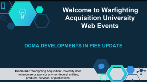 Thumbnail for DCMA Developments in PIEE Update