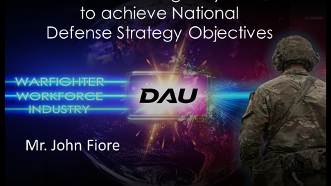 Thumbnail for 2024 Day 2 Session 10 - Missile Defense Agency's efforts to achieve National Defense Strategy Objectives