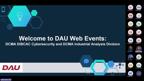 Thumbnail for DCMA DIBCAC Cybersecurity and DCMA Industrial Analysis Division