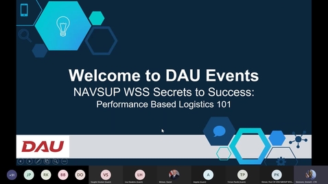 Thumbnail for entry NAVSUP WSS Secrets to Success - Performance Based Logistics 101 2.8.22