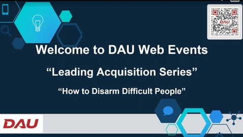 Thumbnail for Leading Acquisition: How to Disarm Difficult People