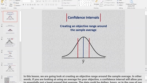 Thumbnail for entry Confidence Interval