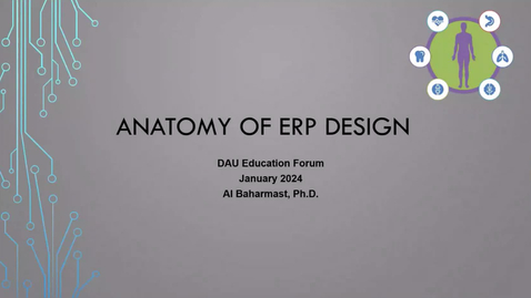 Thumbnail for DBS Forum: ERP Anatomy of Design