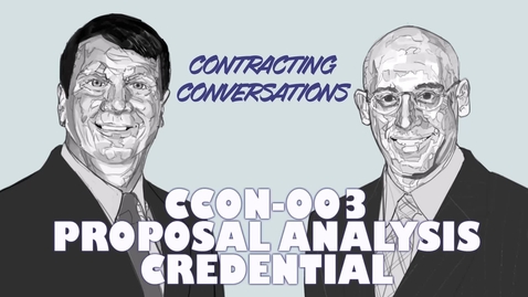 Thumbnail for entry Sep 2023 UPDATE - CCON 003 - Proposal Analysis Credential