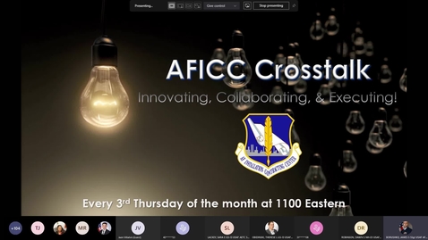 Thumbnail for entry AFICC Enterprise Crosstalk- April 21, 2022