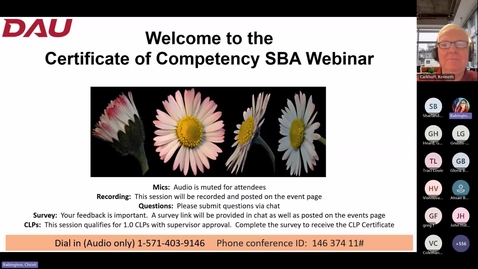Thumbnail for Certificate of Competency SBA Webinar