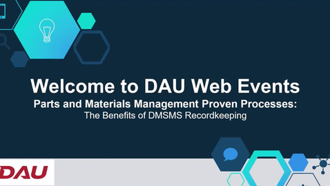 Thumbnail for entry The Benefits of DMSMS Recordkeeping 8.17.23