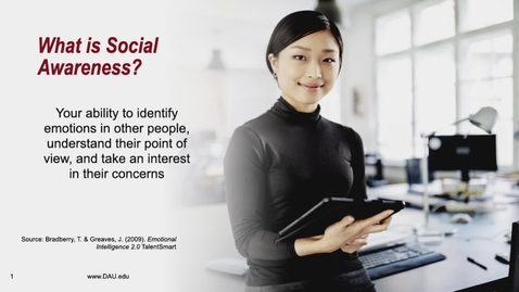 Thumbnail for 9.0 What is Social Awareness