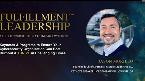 Thumbnail for Jason Murillo - ZT Leadership &amp; Culture, From Threat to Surviving -  Zero Trust Day 02 - Session 11
