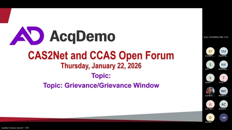 Thumbnail for Open Forum: Grievance and Grievance Window