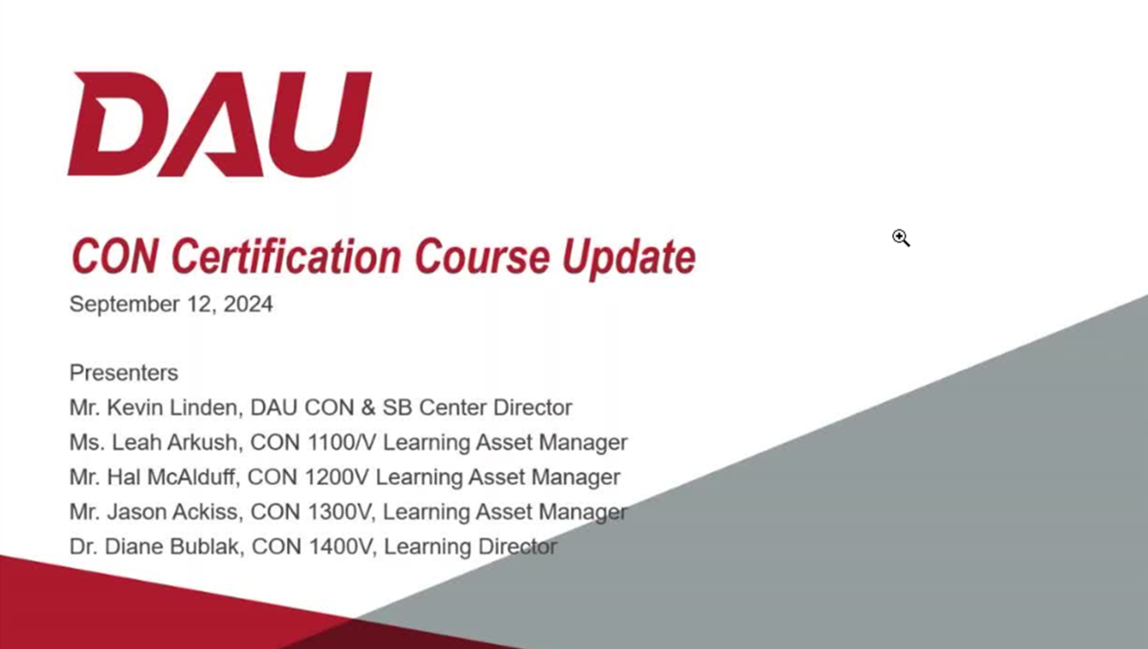 CON Cert Courses Update - CONnect Live! - 20240912
