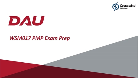 Thumbnail for entry PMP Exam Prep Course (WSM017) &quot;Welcome and Intro Video&quot;