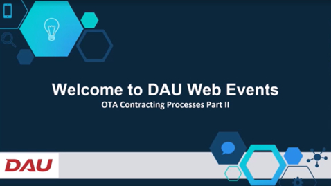 Thumbnail for OTA Contracting Processes Part II