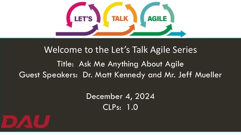 Thumbnail for Let’s Talk Agile Ask Me Anything About Agile-20241204