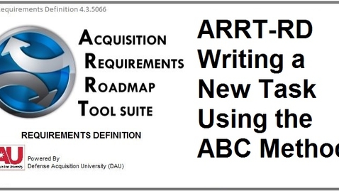 Thumbnail for ARRT-RD_Tasks