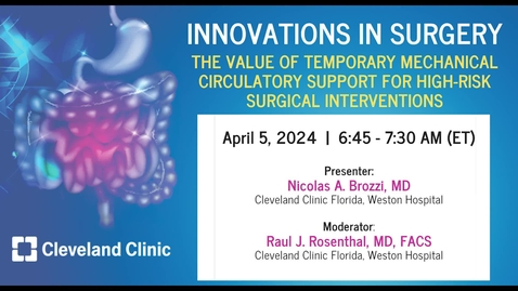 Thumbnail for Innovations In Surgery - April 5, 2024