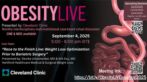 Thumbnail for ObesityLIVE- Sept 4, 2025