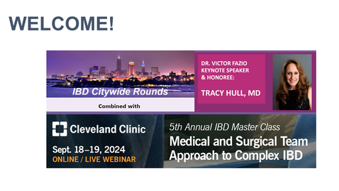 Thumbnail for IBD Master Class- Day 1 - Sept. 18, 2024