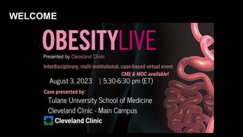 Thumbnail for ObesityLIVE - August 3, 2023