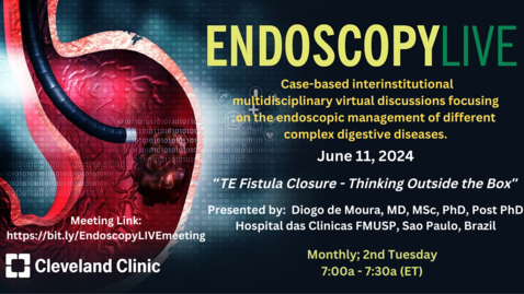 Thumbnail for EndoscopyLIVE - June 11, 2024